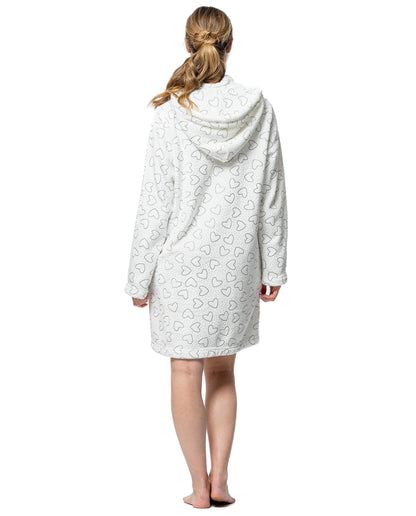 Senoretta Dressing gown wiht zipper and hood - Kiss