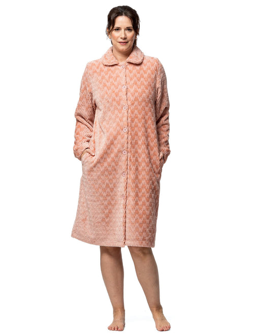 Egatex Dressign gown wiht buttons - Fancy