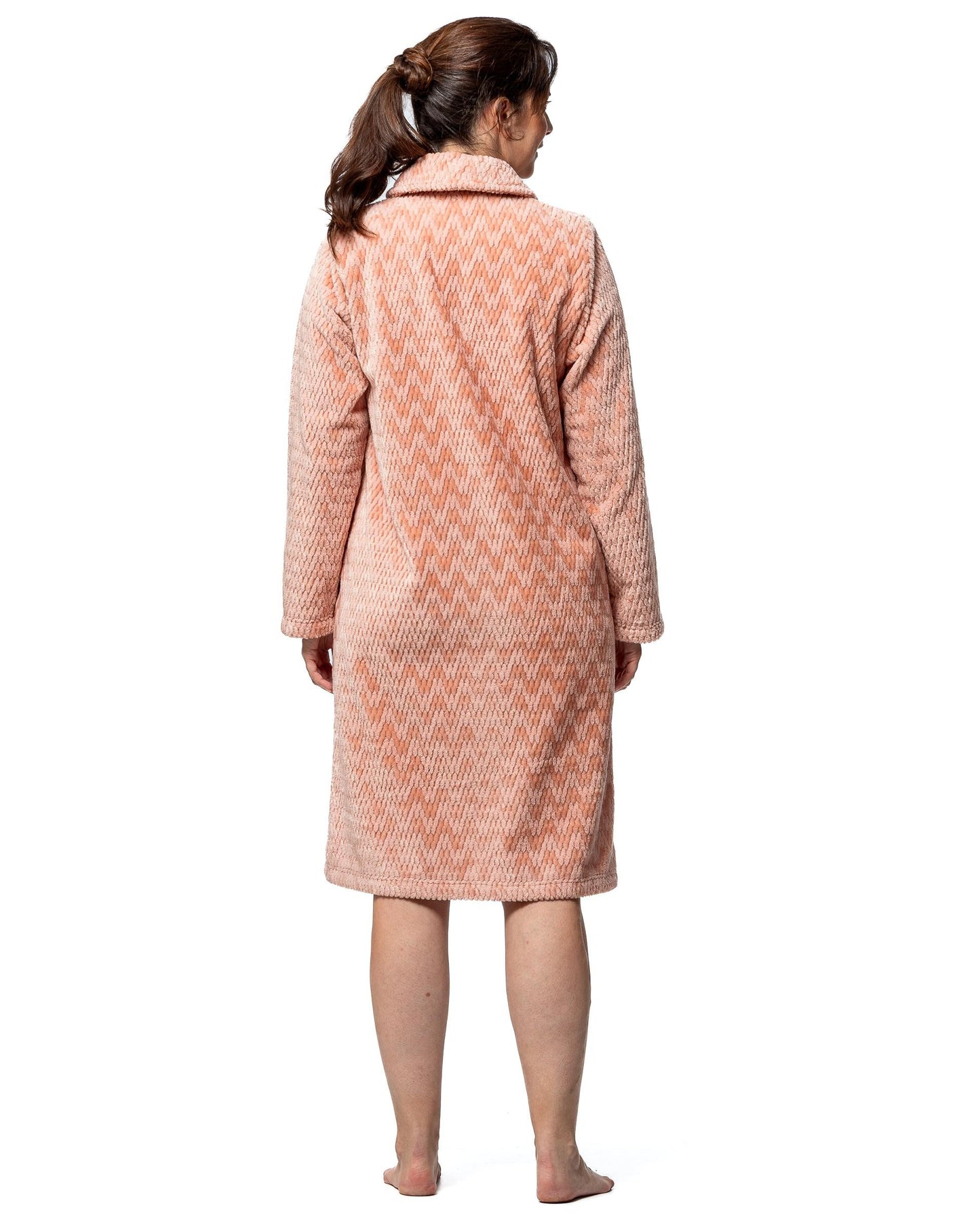 Egatex Dressign gown wiht buttons - Fancy