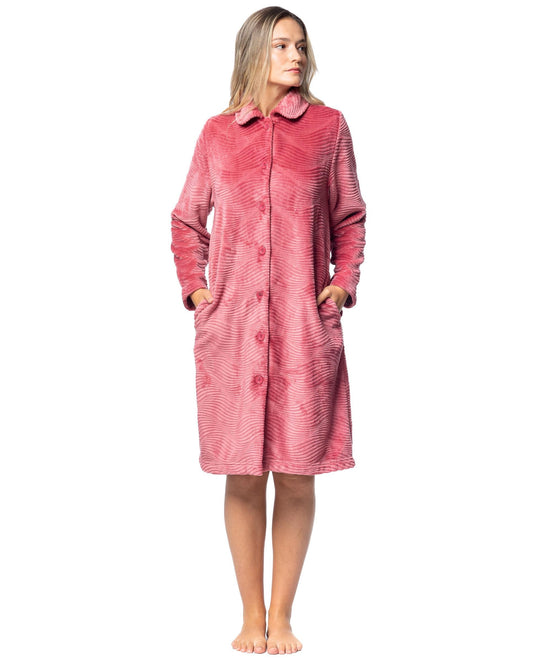 Egatex Dressing gown with buttons - Aneto