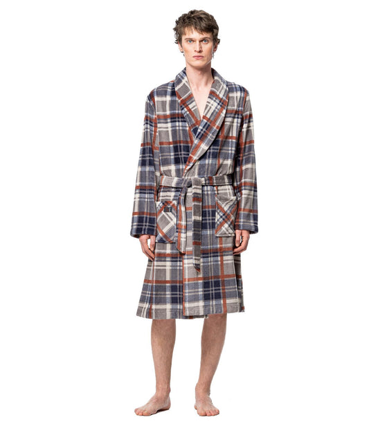 Soy Checkered smoking dressing gown - Chart