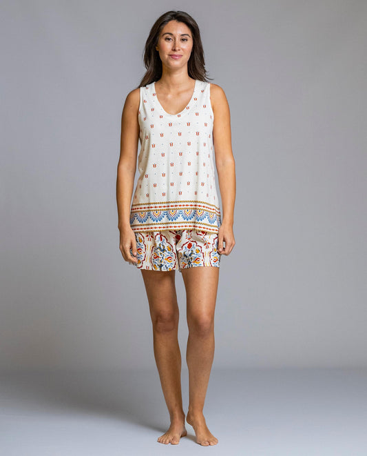 Senoretta Sleeveless pyjama - Mystic
