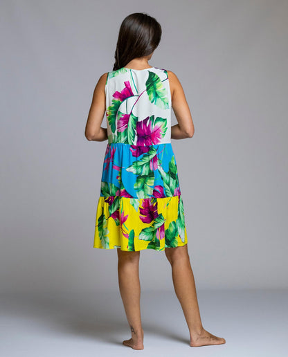 Senoretta Sleeveless printed dress - Summer