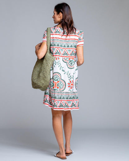 Senoretta Kurzarmkleid - Mexico