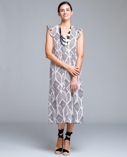 Senoretta Sleeveless long dress - Tanzania