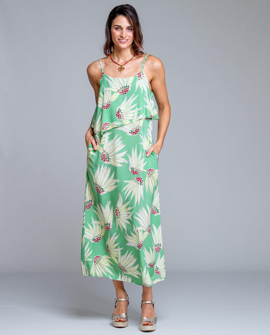 Senoretta Strap long dress - Brasil