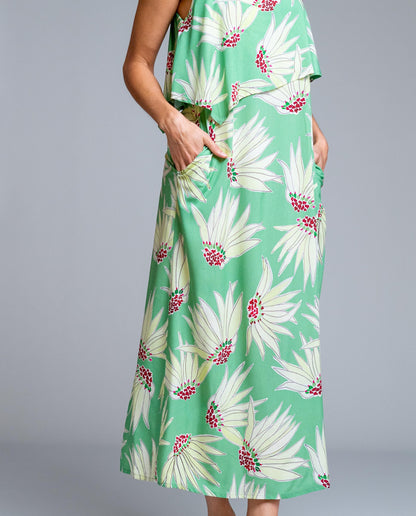 Senoretta Strap long dress - Brasil
