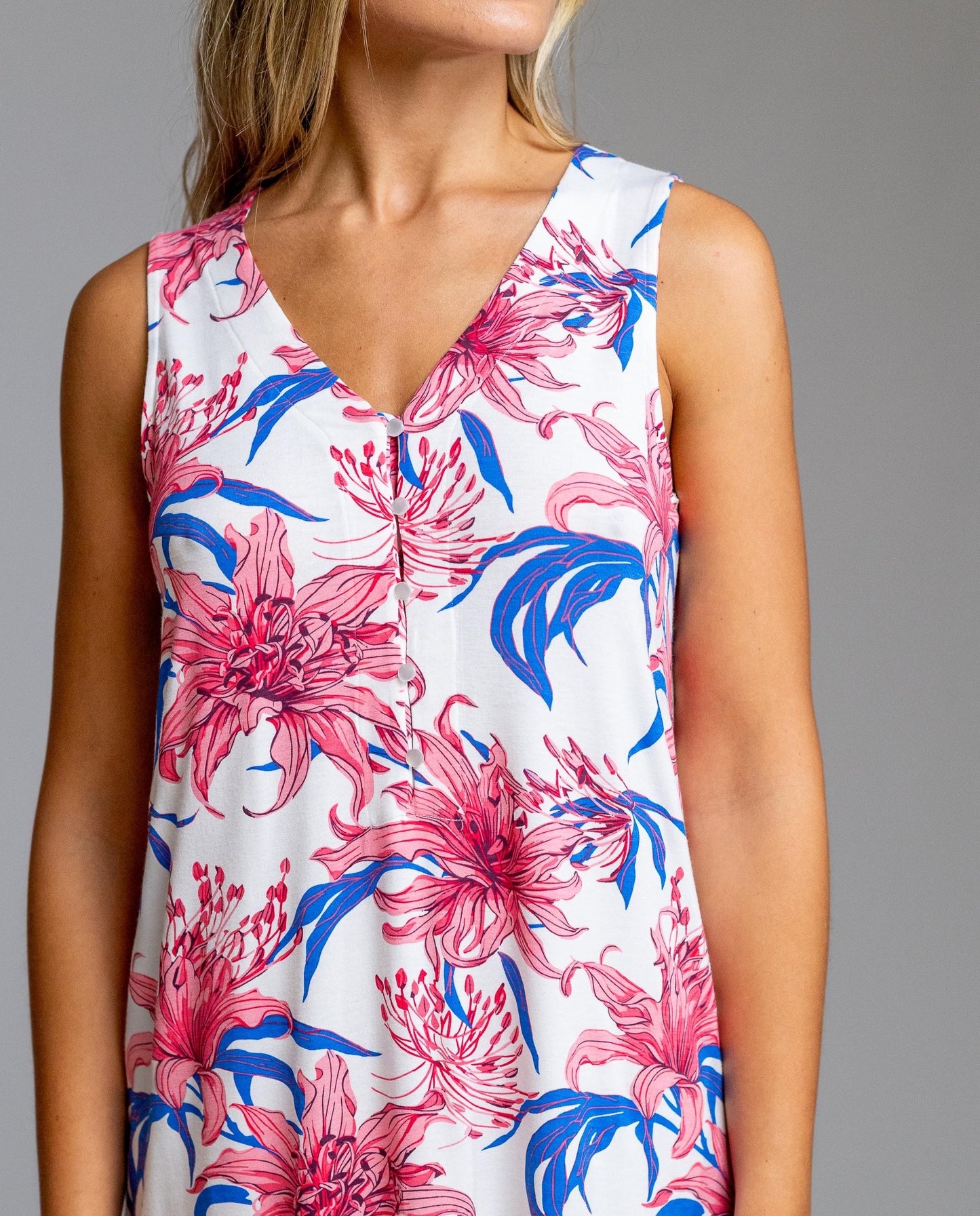 Egatex Sleeveless printed nightdress - Elixir I