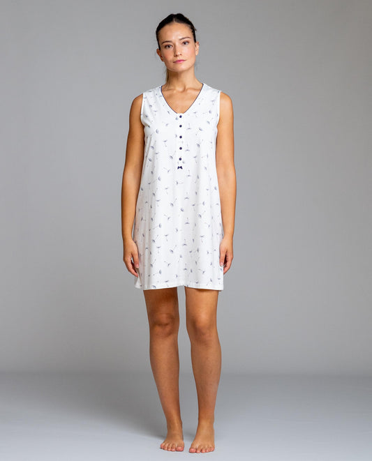 Egatex Sleeveless printed nightdress - Blow I