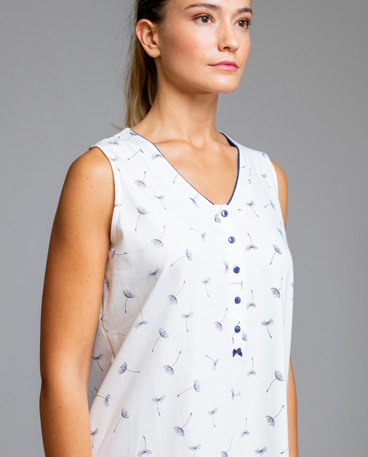 Egatex Sleeveless printed nightdress - Blow I