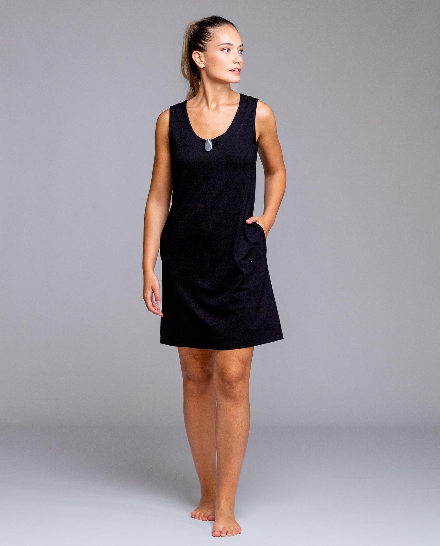 Egatex Sleeveless dress - Stone