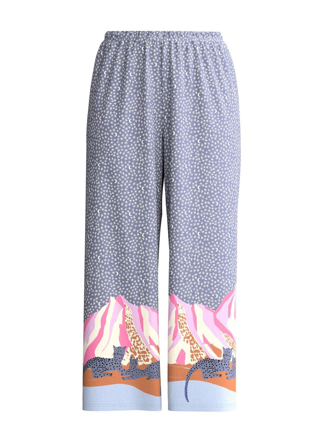 Pantaloni del pigiama Calida 7/8 Serie Sleep Over M&M