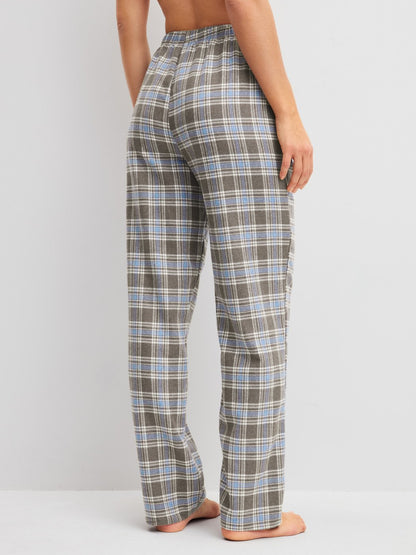 Pantaloni in flanella Calida con tasche laterali Serie Alpine M&M