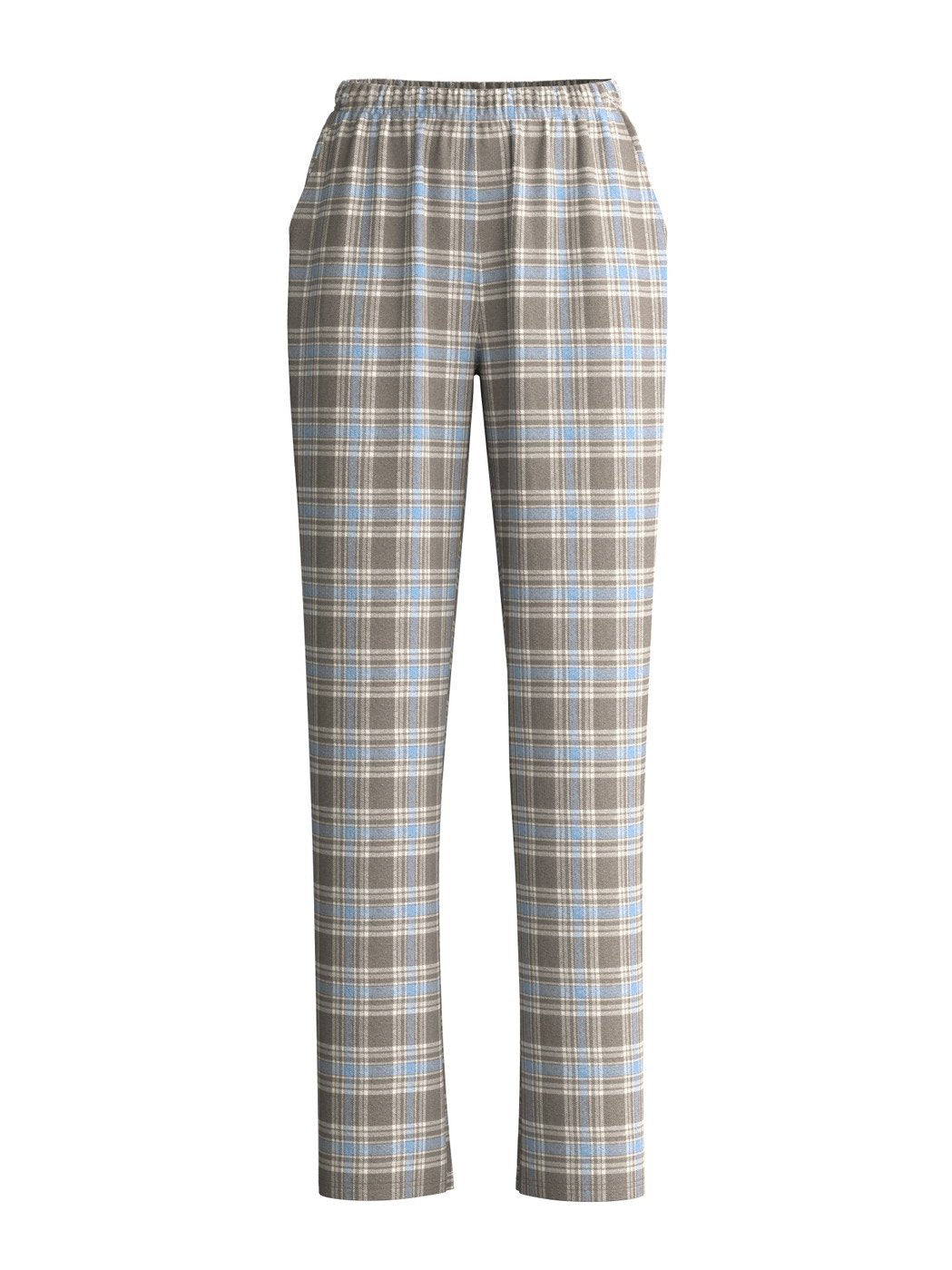 Pantaloni in flanella Calida con tasche laterali Serie Alpine M&M