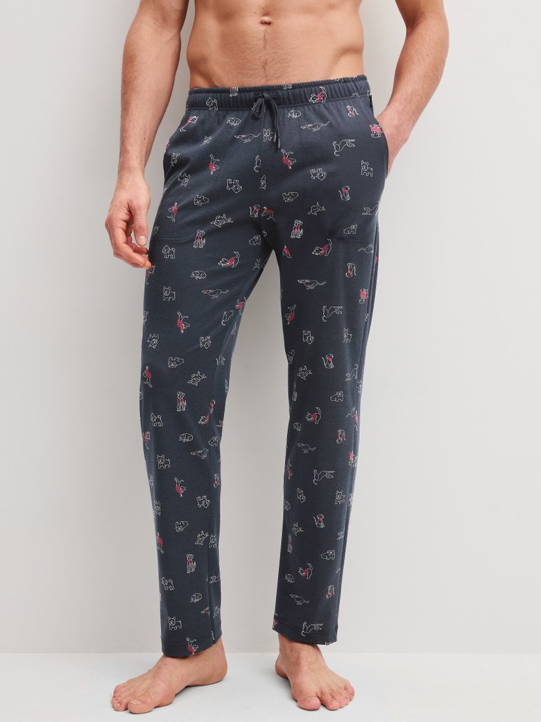 Calida Pyjama Bottoms with Side Pockets Series Family & Friends