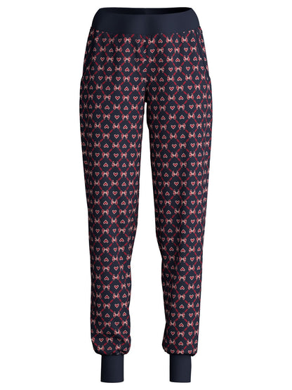 Calida Favourites Holidays Pyjama trousers with cuffs and side pockets