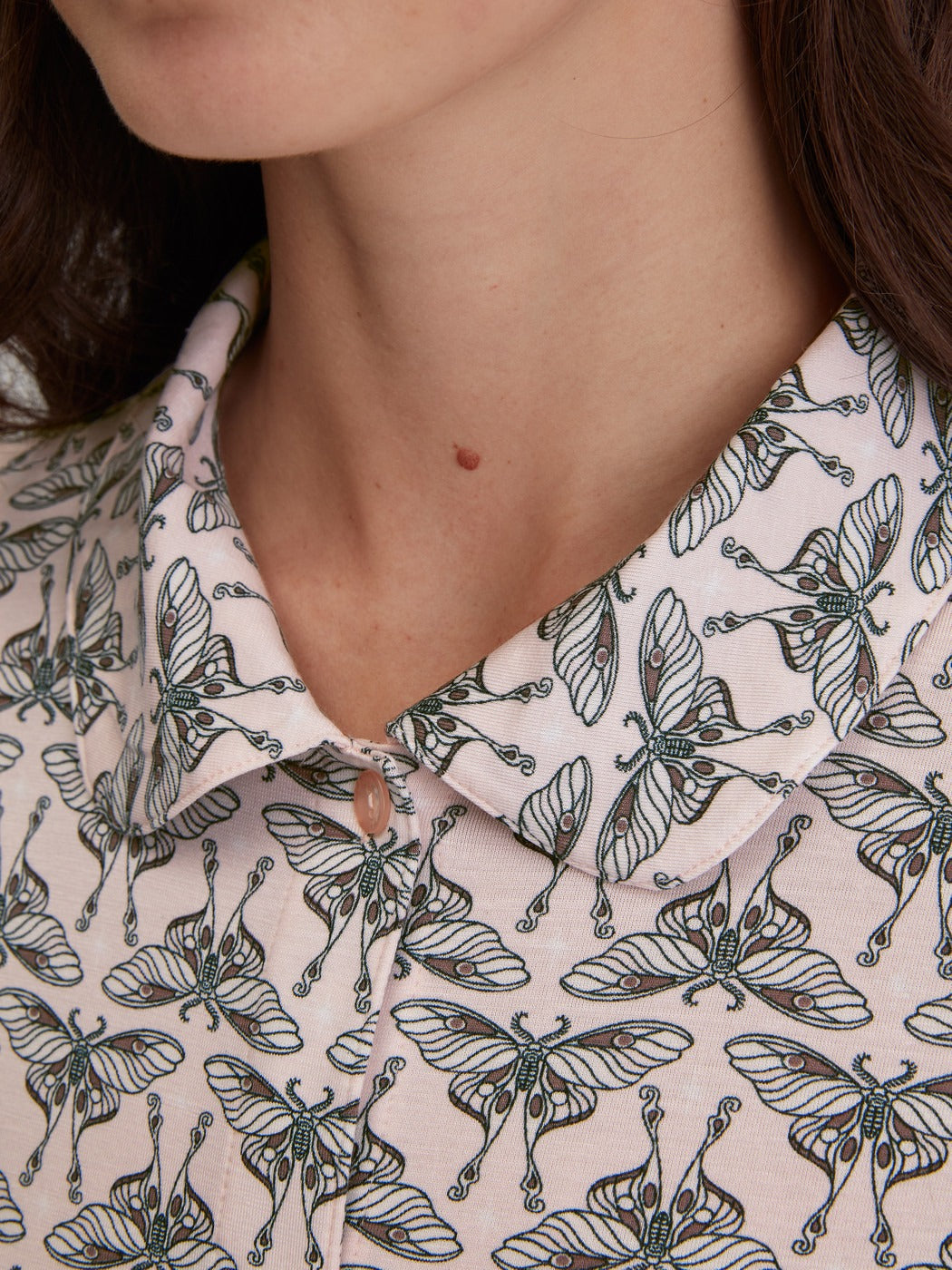 Calida Favourites Seduction Long Sleeve Nightdress – 95 cm Length