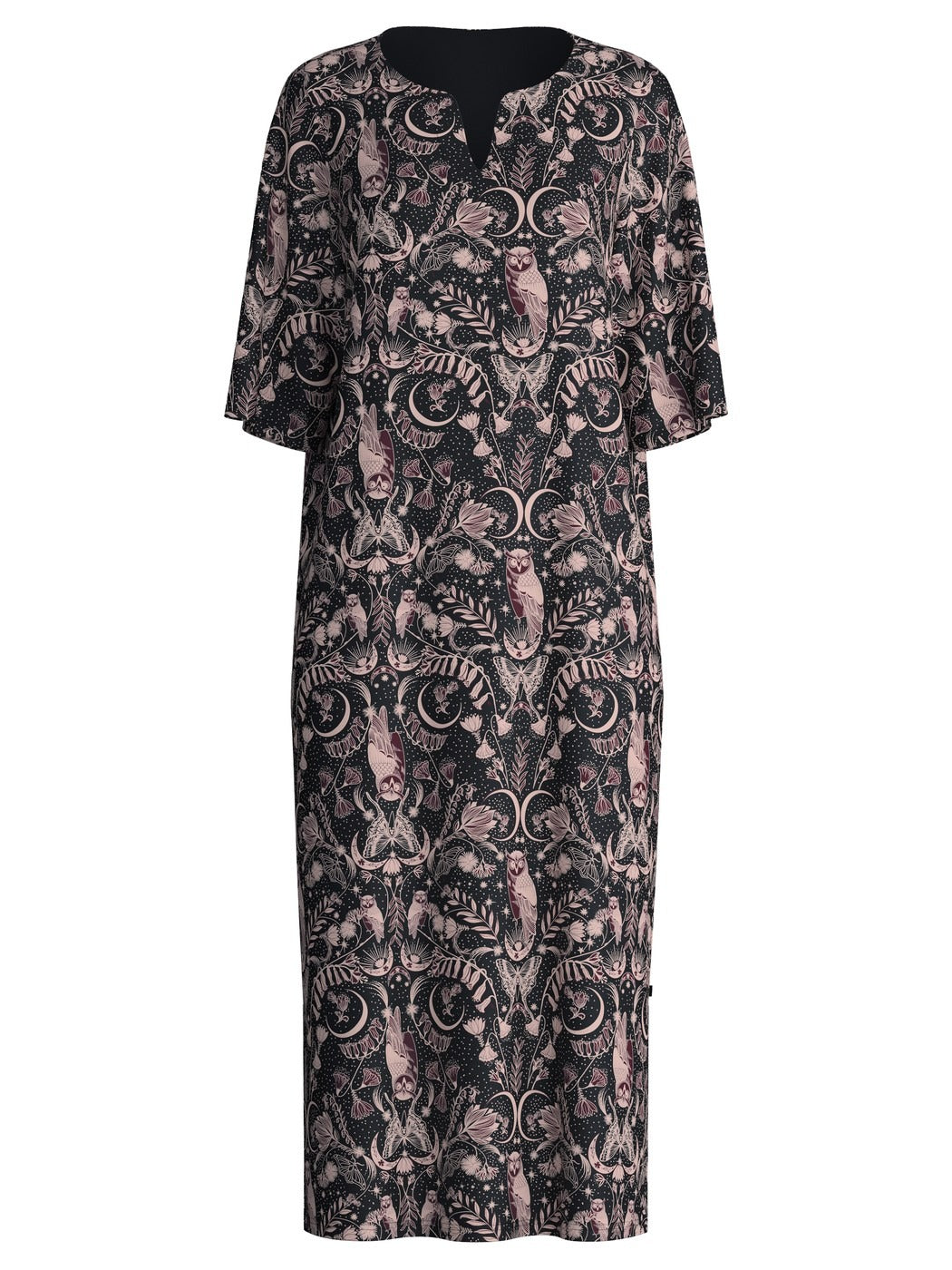 Calida Favourites Seduction Nightdress in TENCEL™ Modal and Silk – 120 cm Long