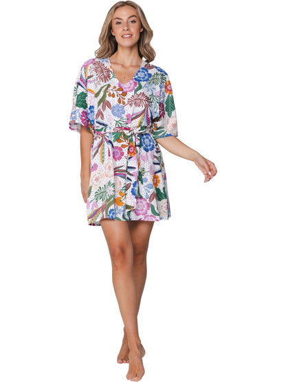 Zetex Beach dress flared sleeves (90 cm)