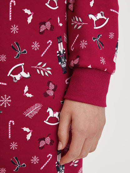 Calida Family & Friends Long Sleeve Nightdress – 100 cm Length