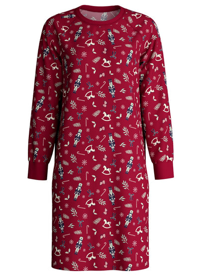 Calida Family & Friends Long Sleeve Nightdress – 100 cm Length