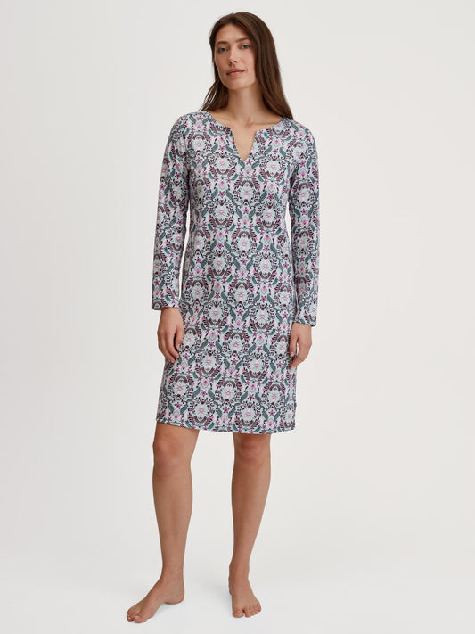 Calida Autumn Dreams Long Sleeve Nightdress – 100 cm Length