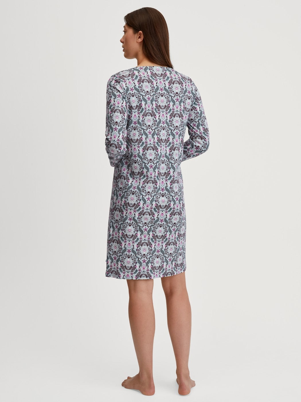 Calida Autumn Dreams Long Sleeve Nightdress – 100 cm Length