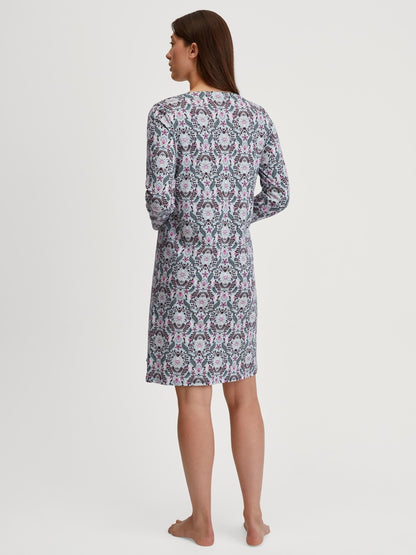 Calida Autumn Dreams Long Sleeve Nightdress – 100 cm Length