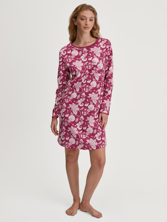 Calida Sweet Dreams Long Sleeve Nightdress – 95 cm Length