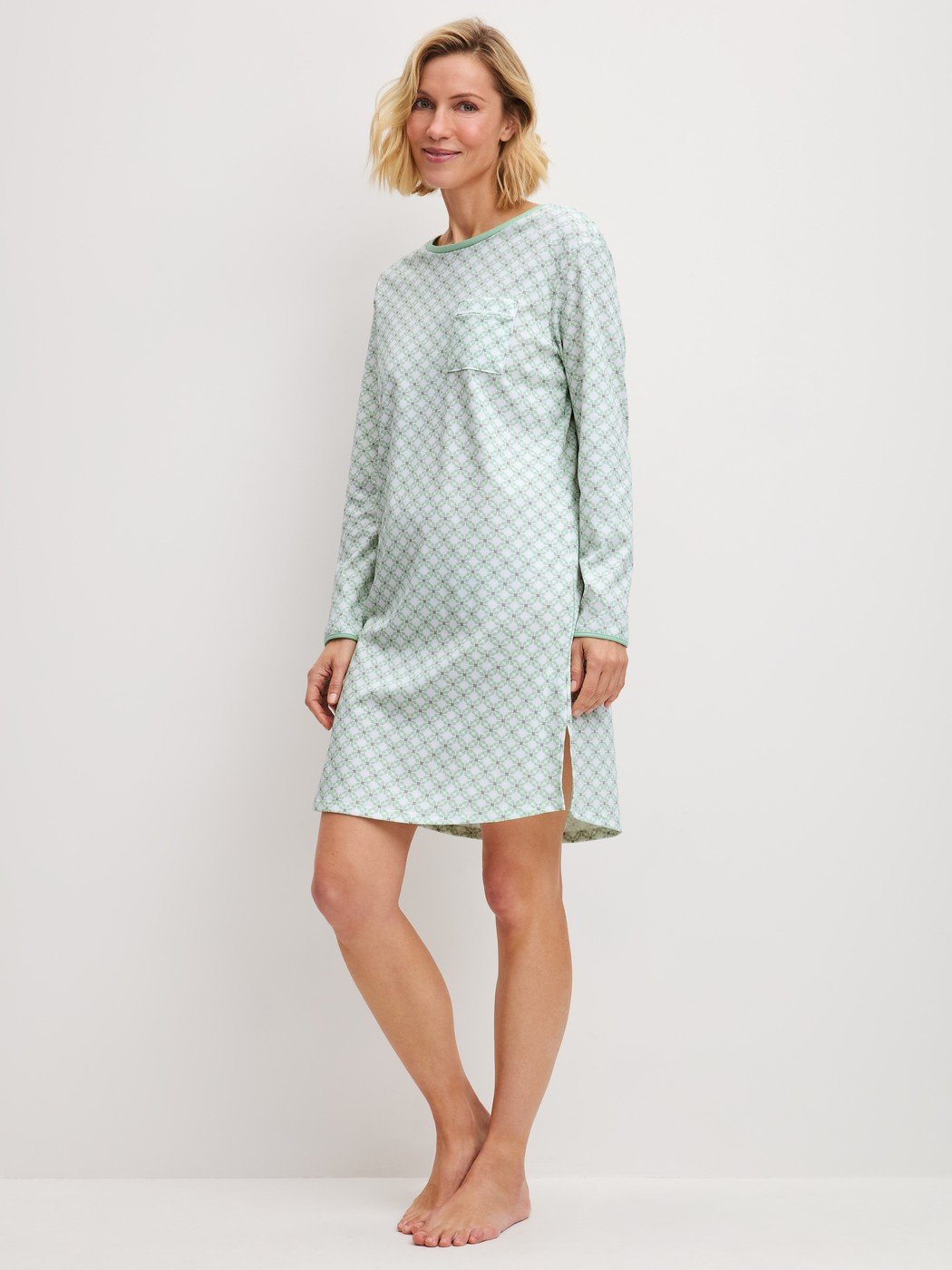 Calida Long Sleeve Nightdress – 95 cm Length Series Sweet Dreams