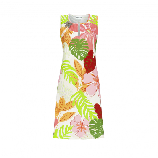 Dress with a floral design