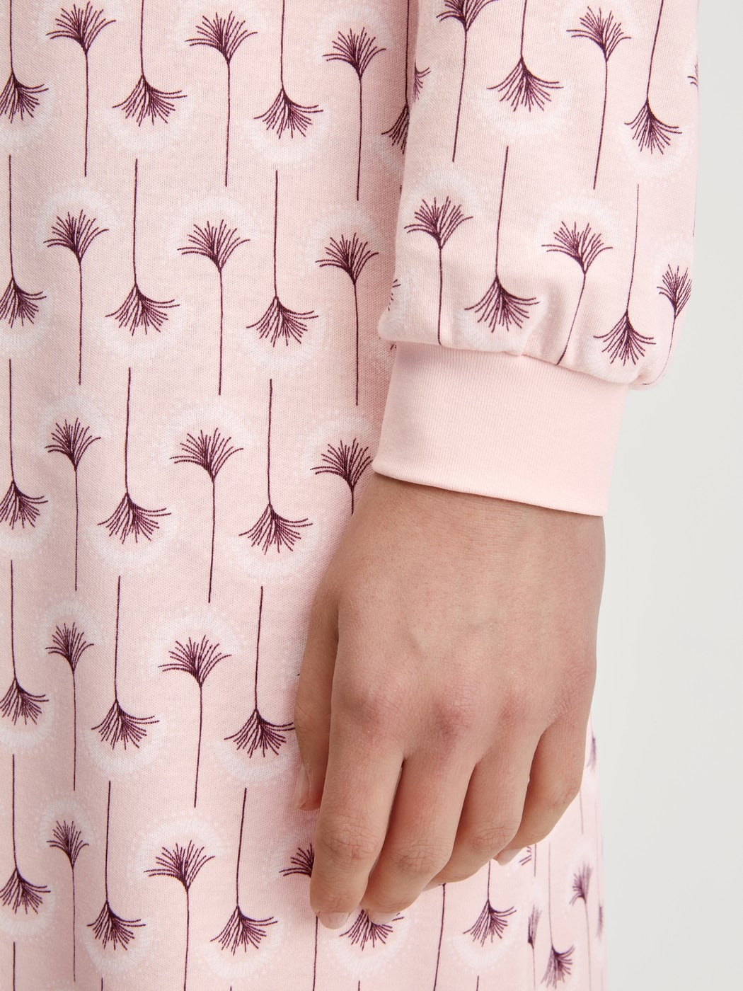 Calida Midnight Flowers Long Sleeve Nightdress – 110 cm Length