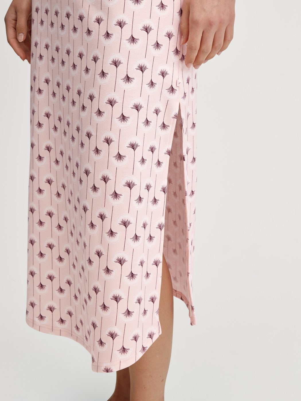 Calida Midnight Flowers Long Sleeve Nightdress – 130 cm Length