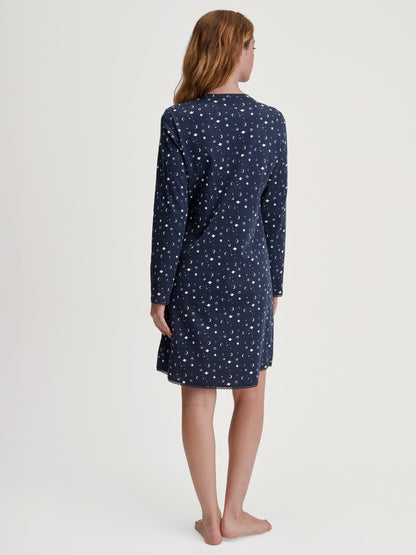 Calida Midnight Dreams Long Sleeve Nightdress – 95 cm Length