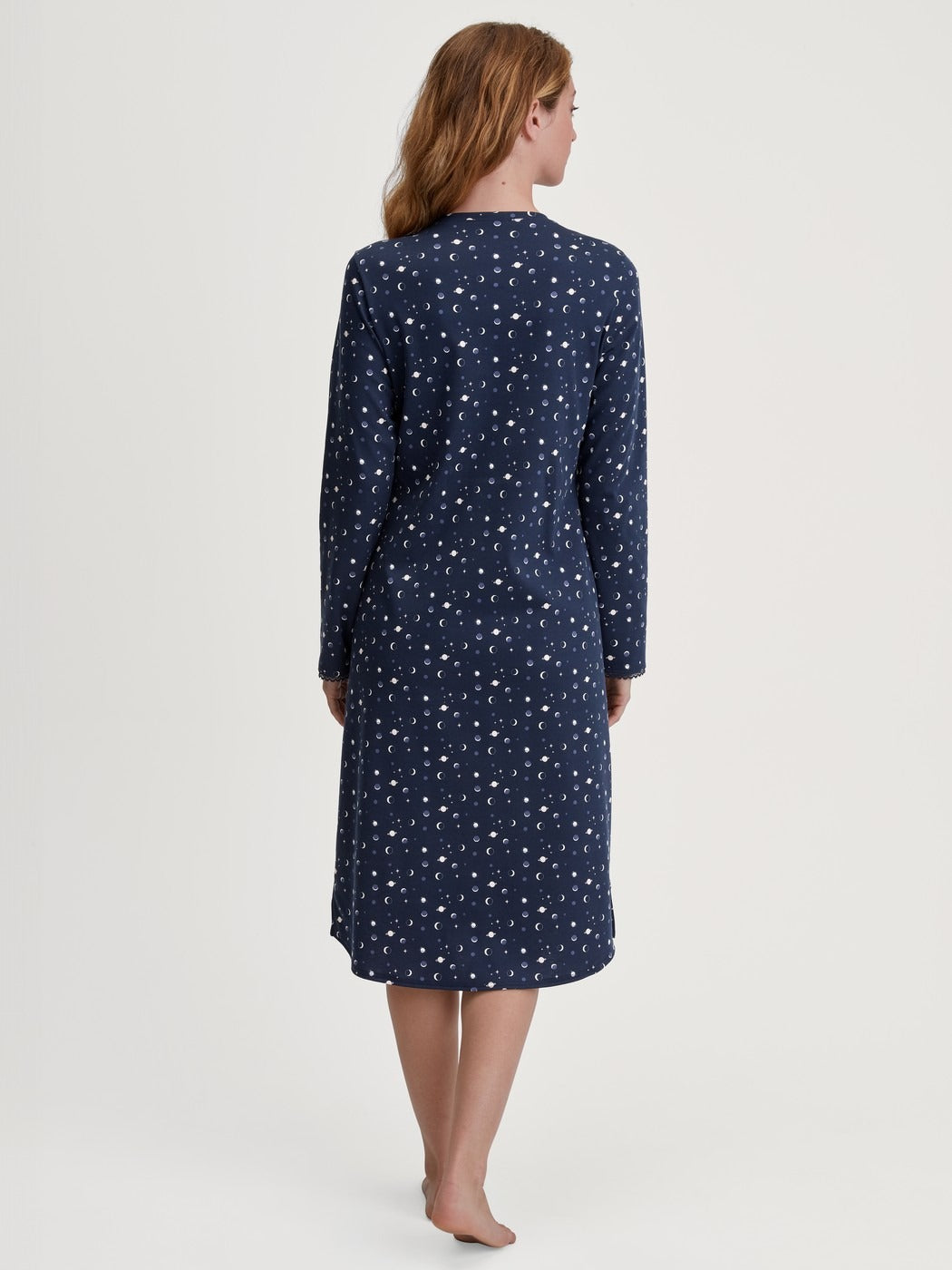 Calida Midnight Dreams Long Sleeve Nightdress – 110 cm Length