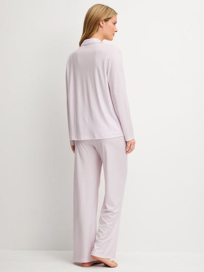 Pigiama Calida con bottoni Serie Striped Dreams