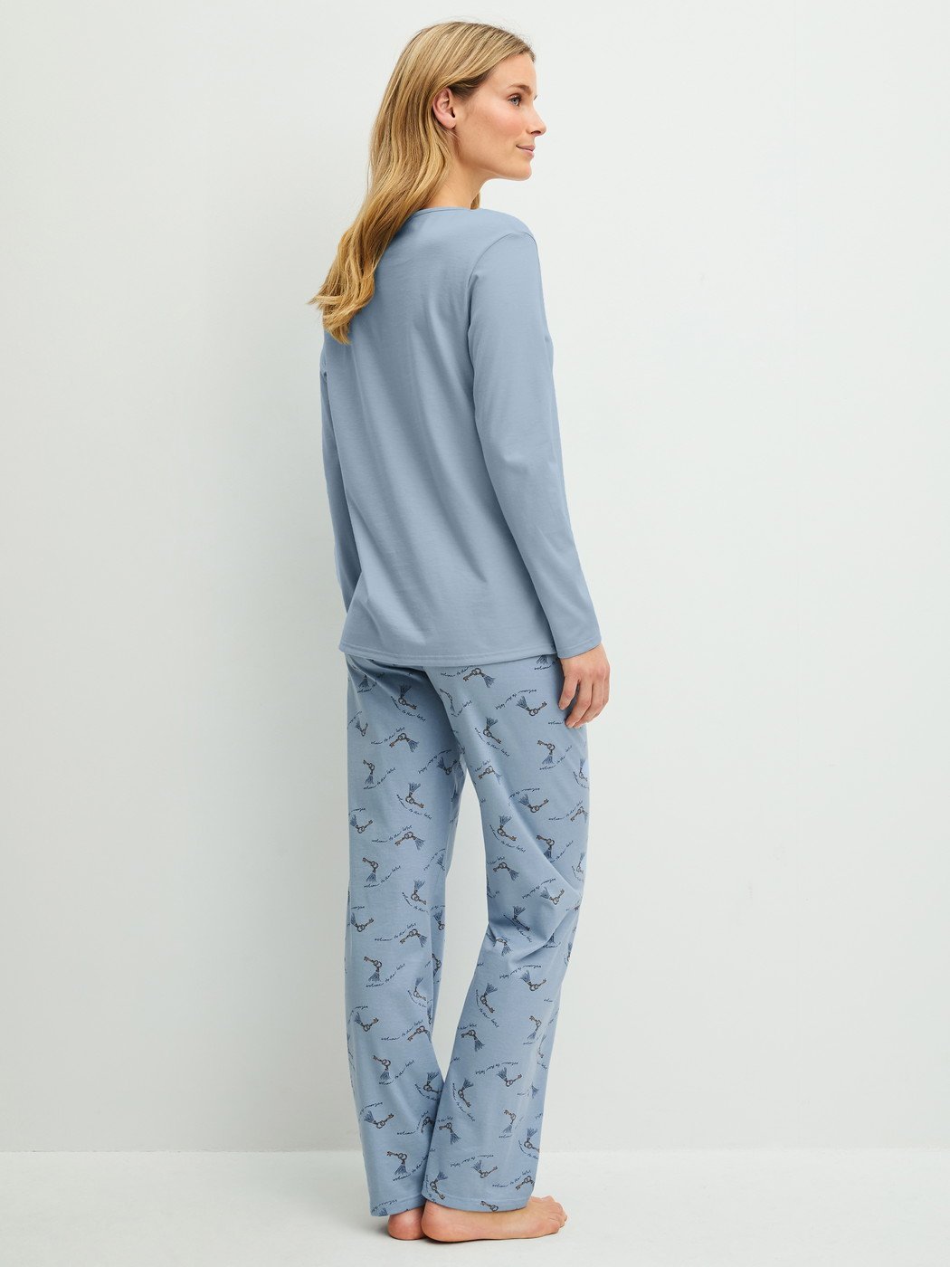 Calida Langer Pyjama Serie Hotel Nights
