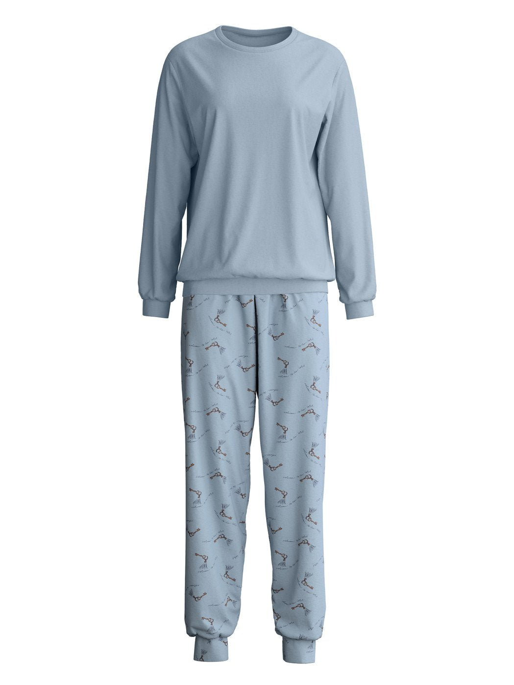 Calida Pyjama mit Bündchen Serie Hotel Nights