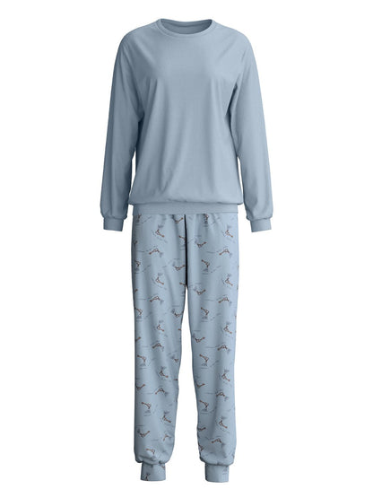Calida Pyjama mit Bündchen Serie Hotel Nights
