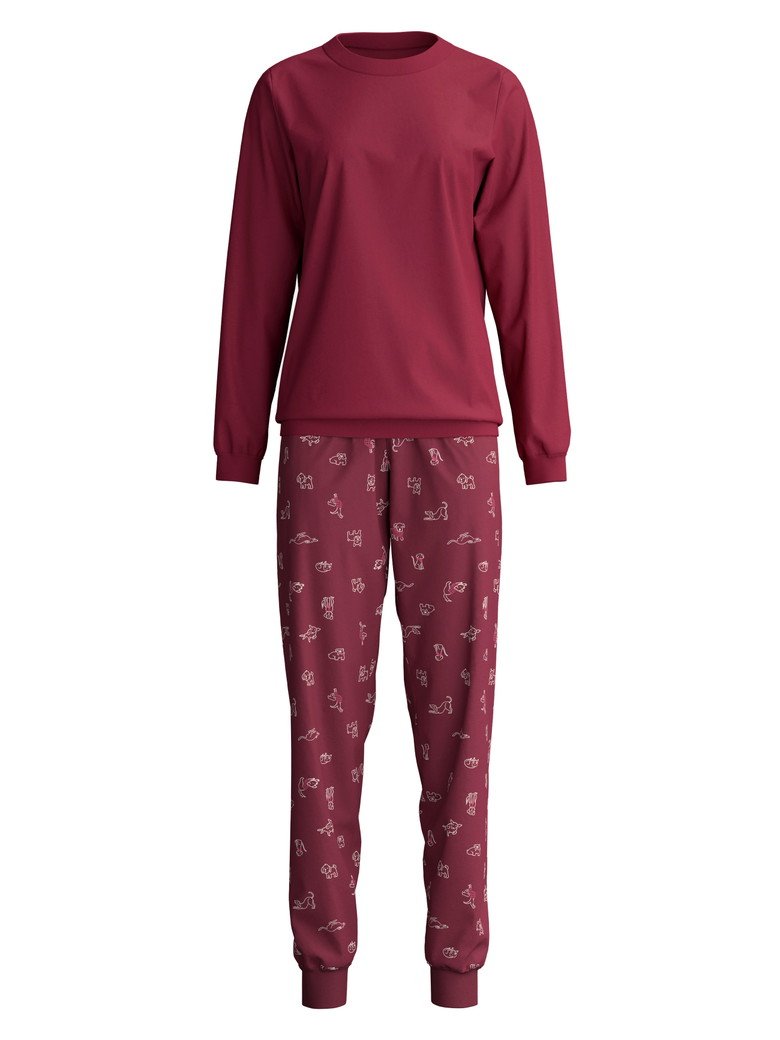 Calida Pyjama mit Bündchen Serie Family & Friends