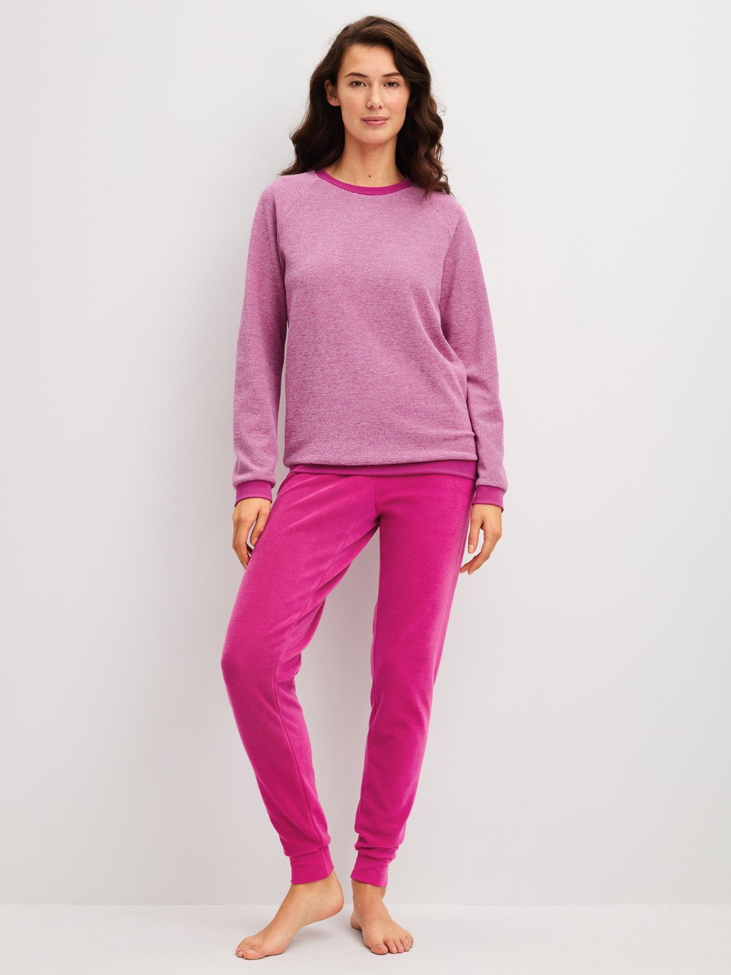 Pigiama Calida con polsini Serie Soft Dreams