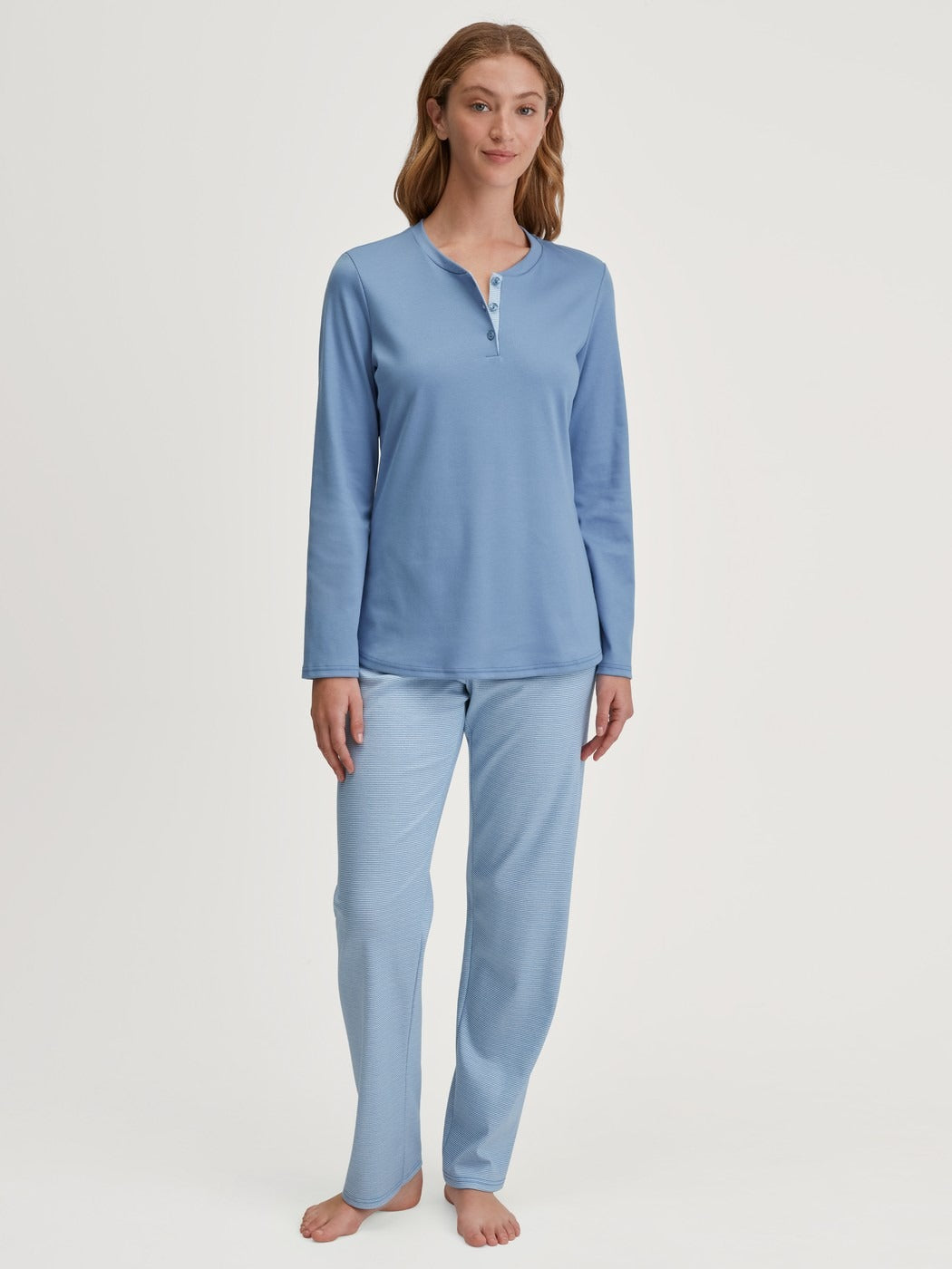 Calida Midnight Stripes Pyjamas, long