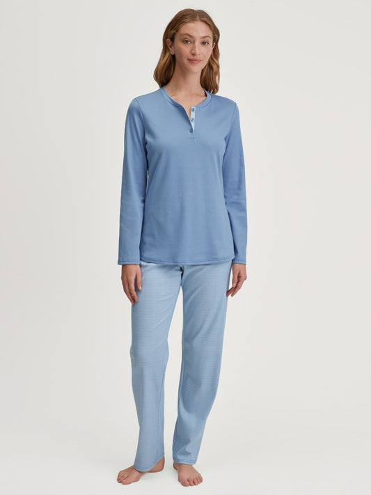 Calida Midnight Stripes Pyjamas, long