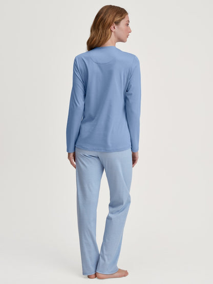 Calida Midnight Stripes Pyjamas, long
