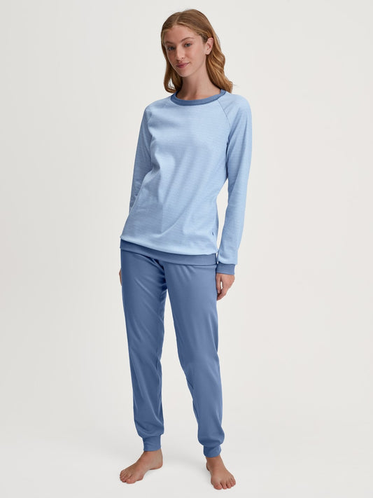 Calida Midnight Stripes Pyjama with cuff