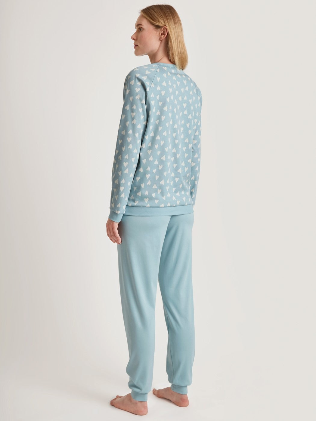 Calida Pyjamas Calida Midnight Love pajamas with side edges – Lingerie Wolf