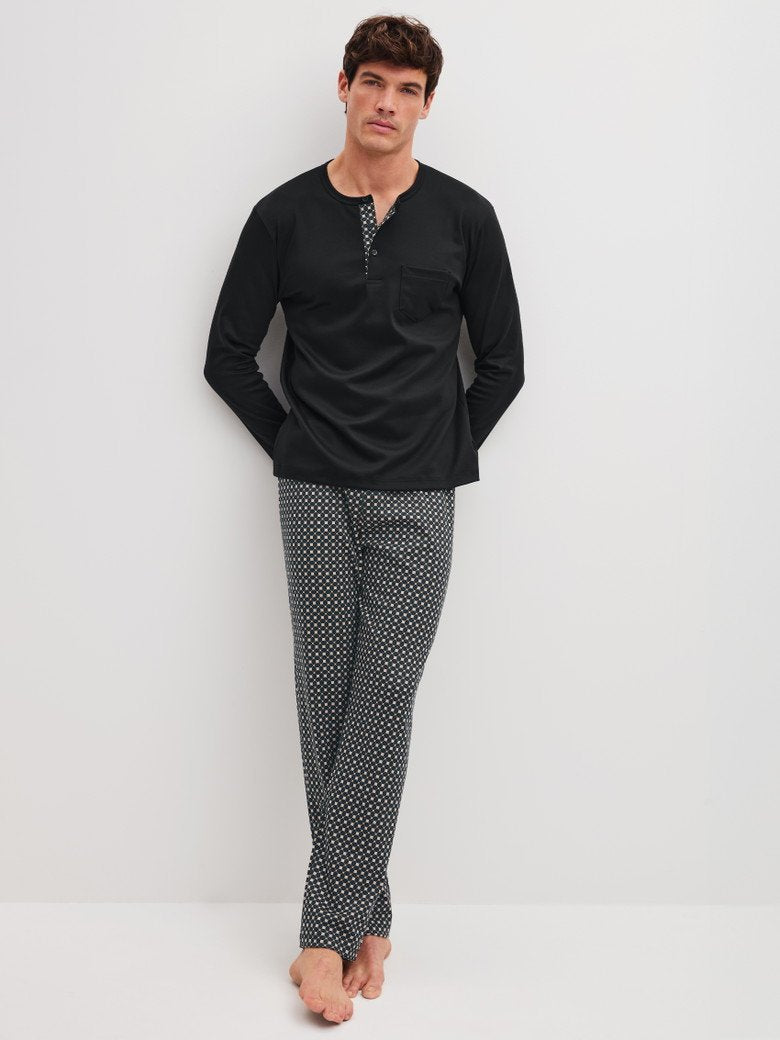 Pigiama lungo Calida Serie Relax Cosy Vibes 4