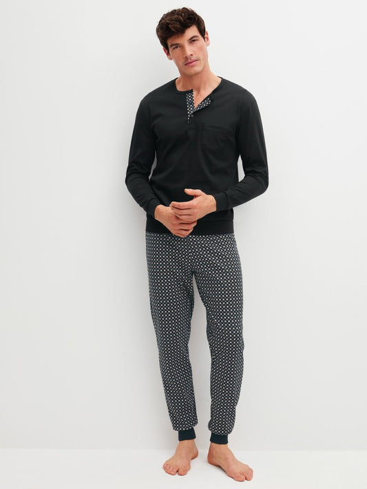 Pyjama Calida avec poignets Série Relax Cosy Vibes 4