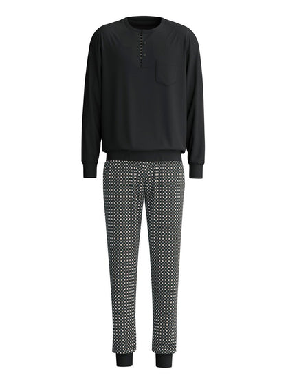 Calida Pyjama mit Bündchen Serie Relax Cosy Vibes 4