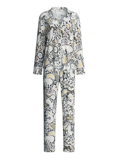 Pigiama Calida con bottoni in TENCEL™ Modal e seta Serie Moonlight Dreams